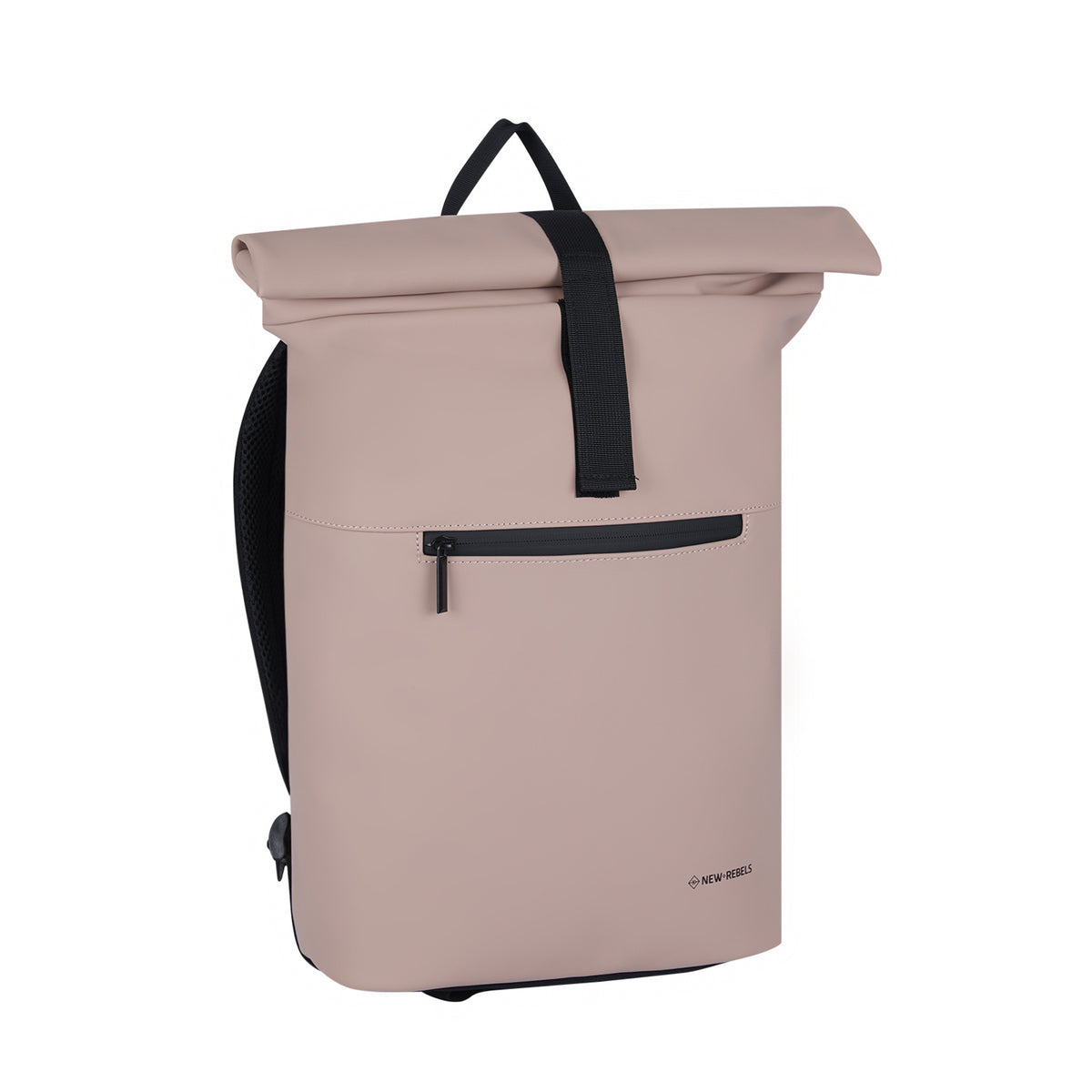 Omar Montgomery Zwart 15L Rolltop Rugzak Waterafstotend Laptop 15.6"