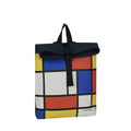 Mart Art Los Angeles Mondriaan Mini 7L Rugzak Rolltop Waterafstotend
