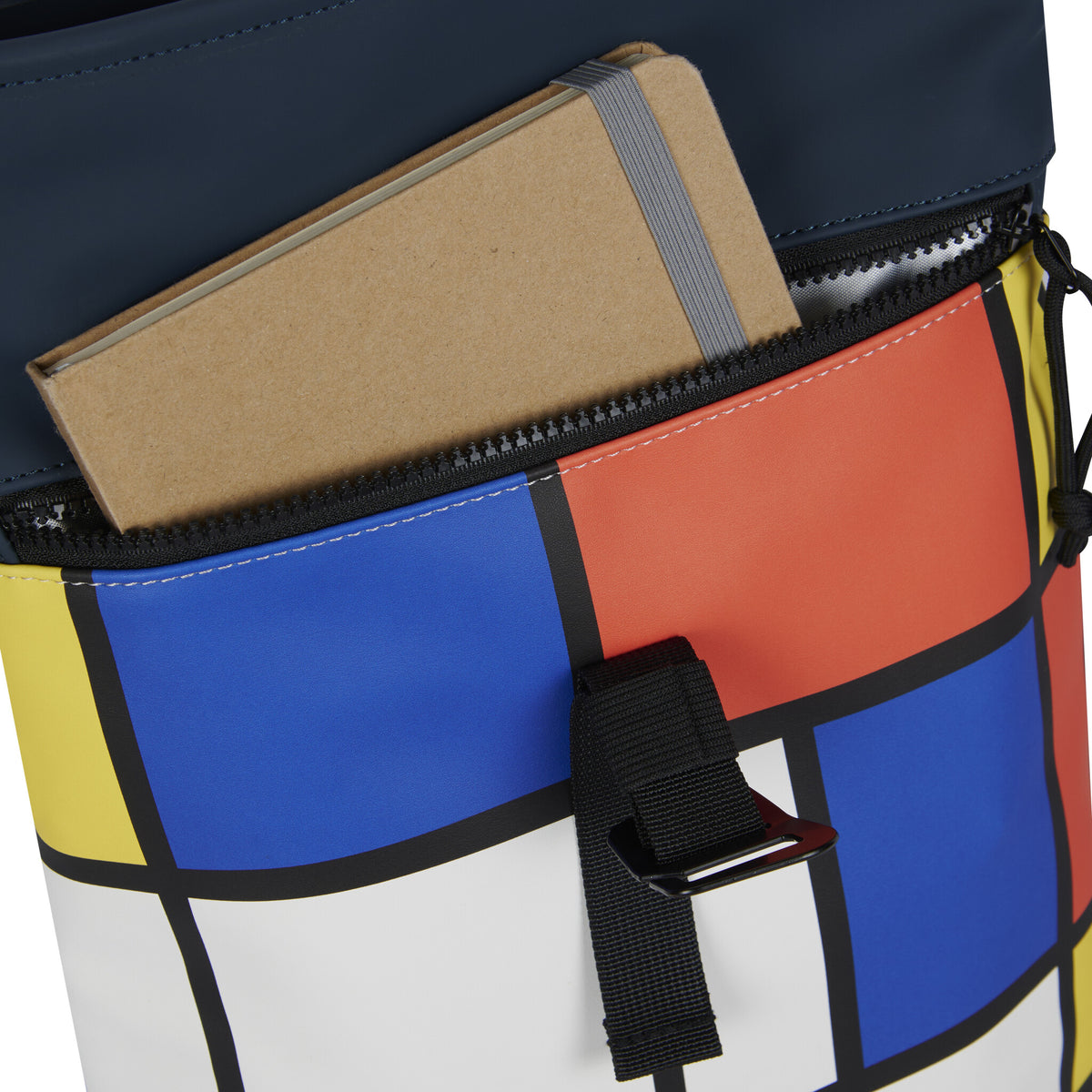 Mart Art Los Angeles Mondriaan Mini 7L Rugzak Rolltop Waterafstotend