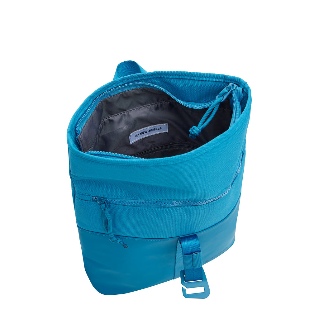 Bruce Los Angeles Turquoise 7L Rolltop Rugzak Waterafstotend