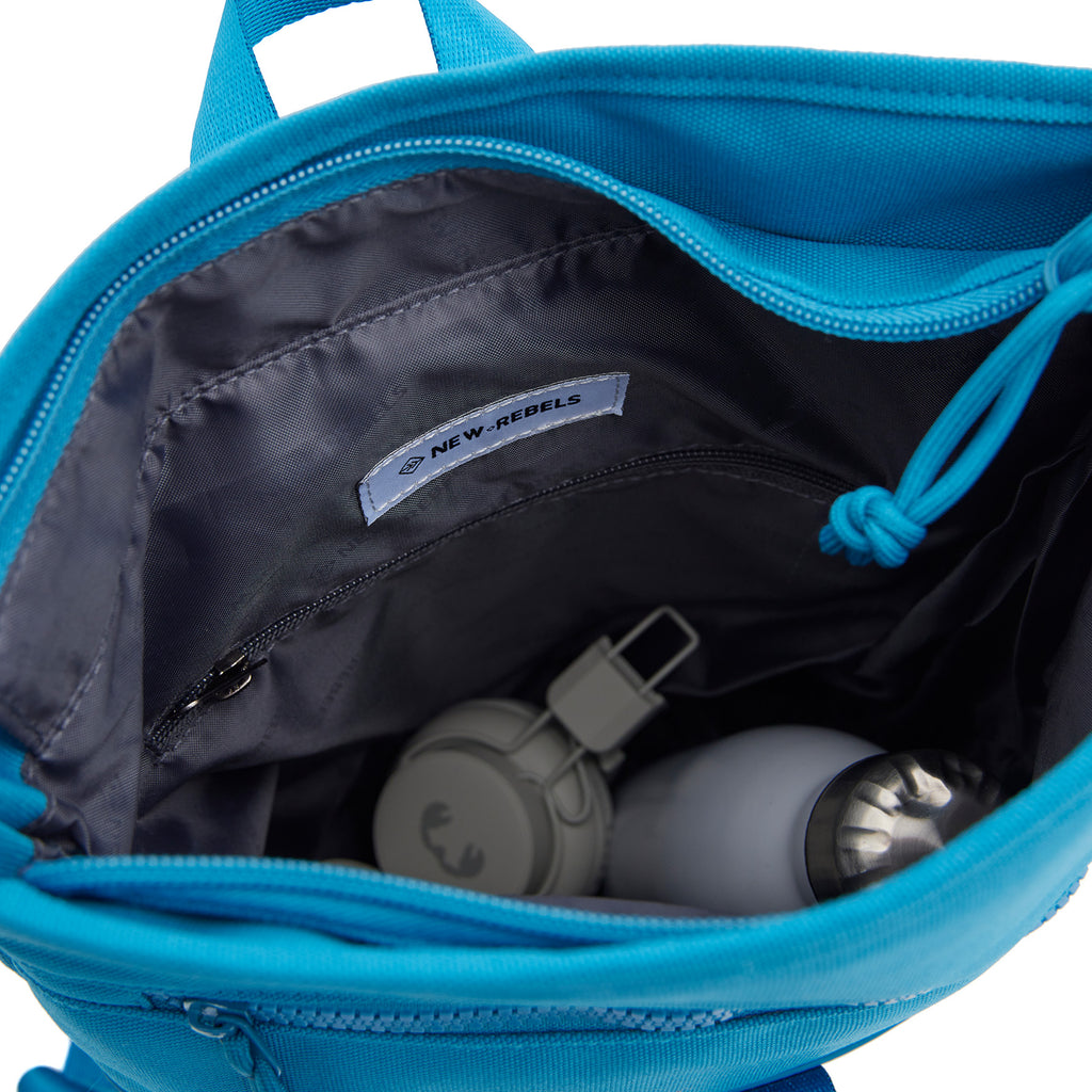 Bruce Los Angeles Turquoise 7L Rolltop Rugzak Waterafstotend