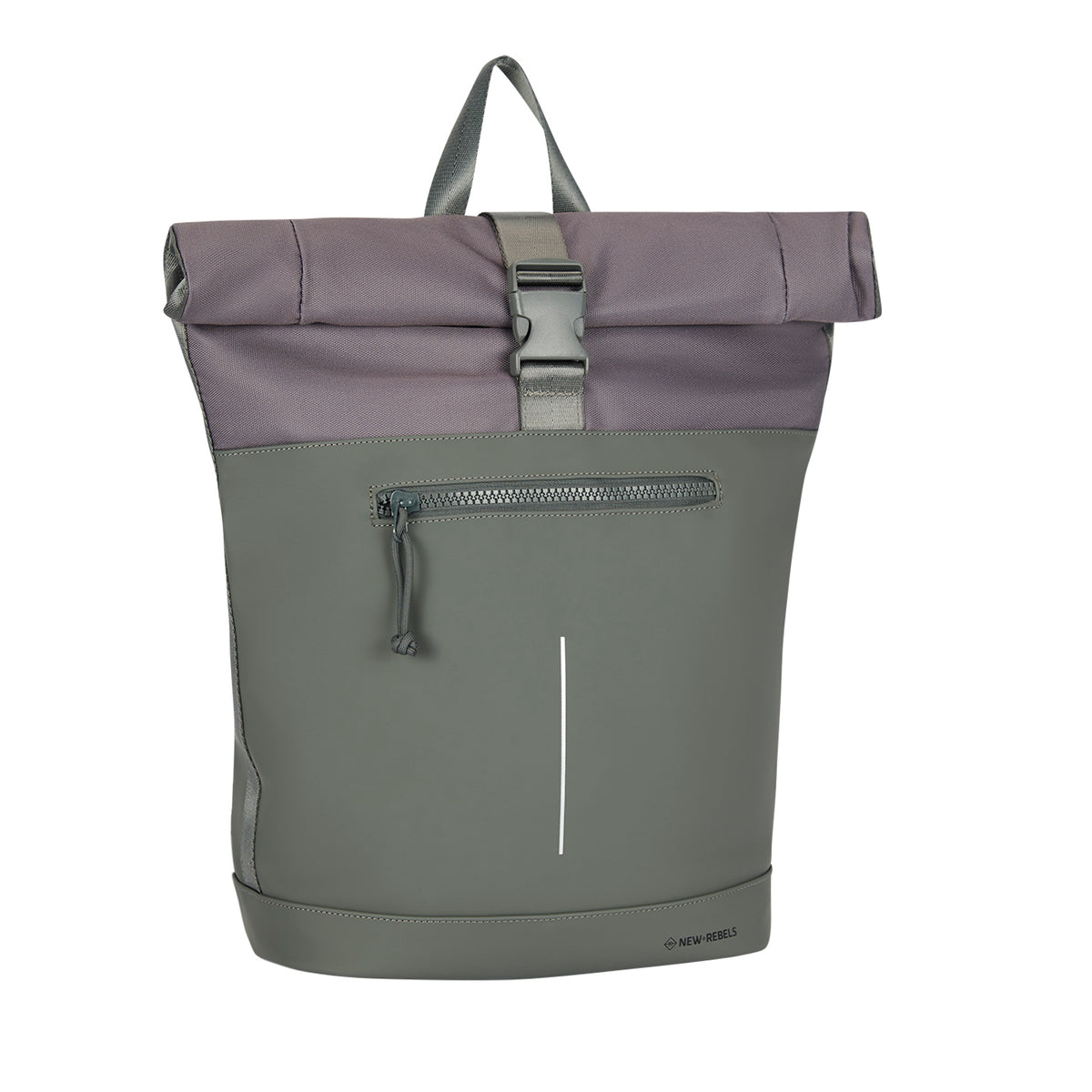 New Rebels Bruce New York 21L Rolltop Rugzak Waterafstotend Laptop 15.6"