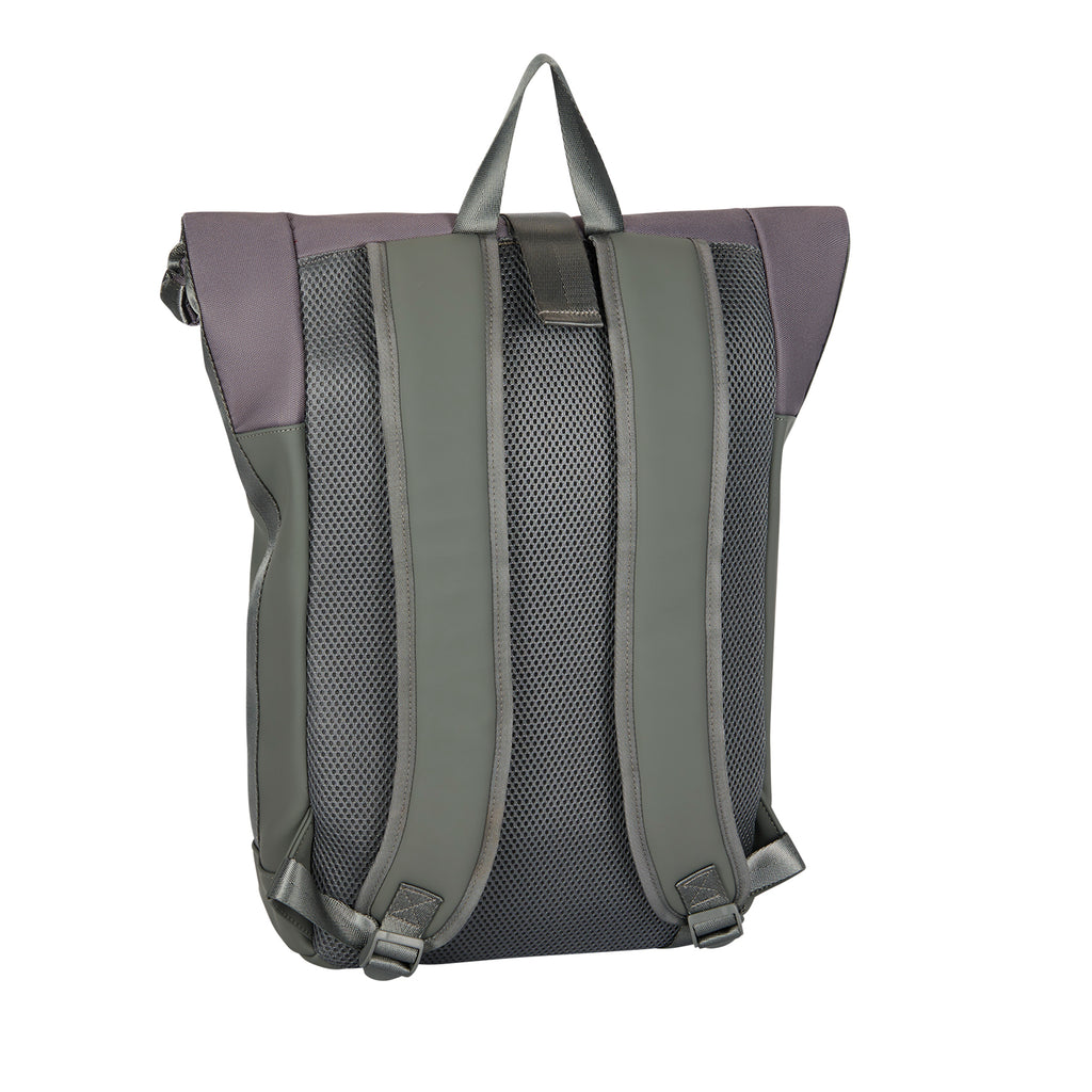 New Rebels Bruce New York 21L Rolltop Rugzak Waterafstotend Laptop 15.6"