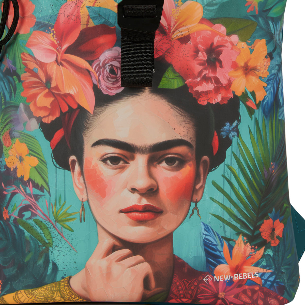 Mart Art Los Angeles Flowerhead Rolltop Rugzak Mini