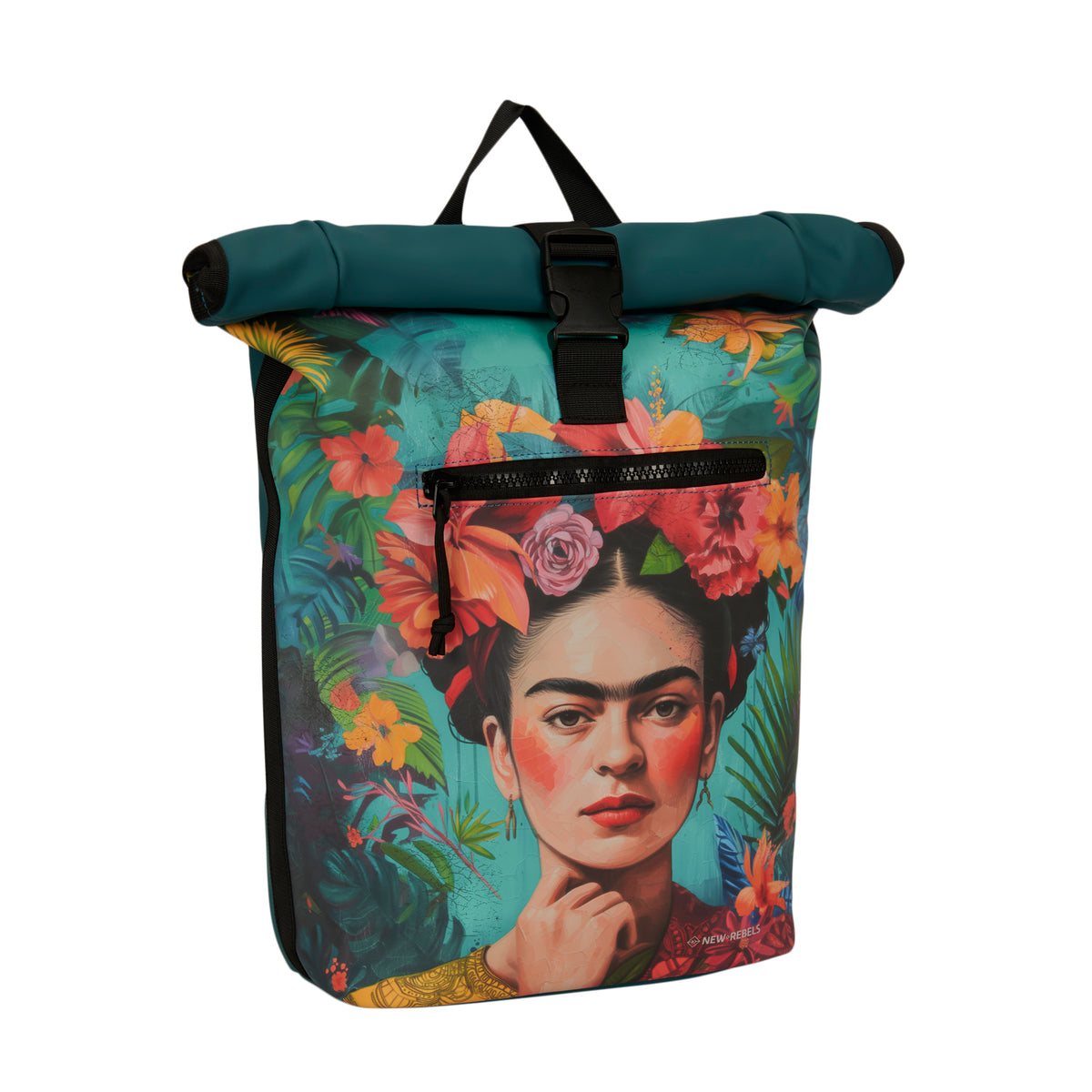 Mart Art New York Flowerhead 21L Rugtas Rolltop Waterafstotend Laptop 15.6"