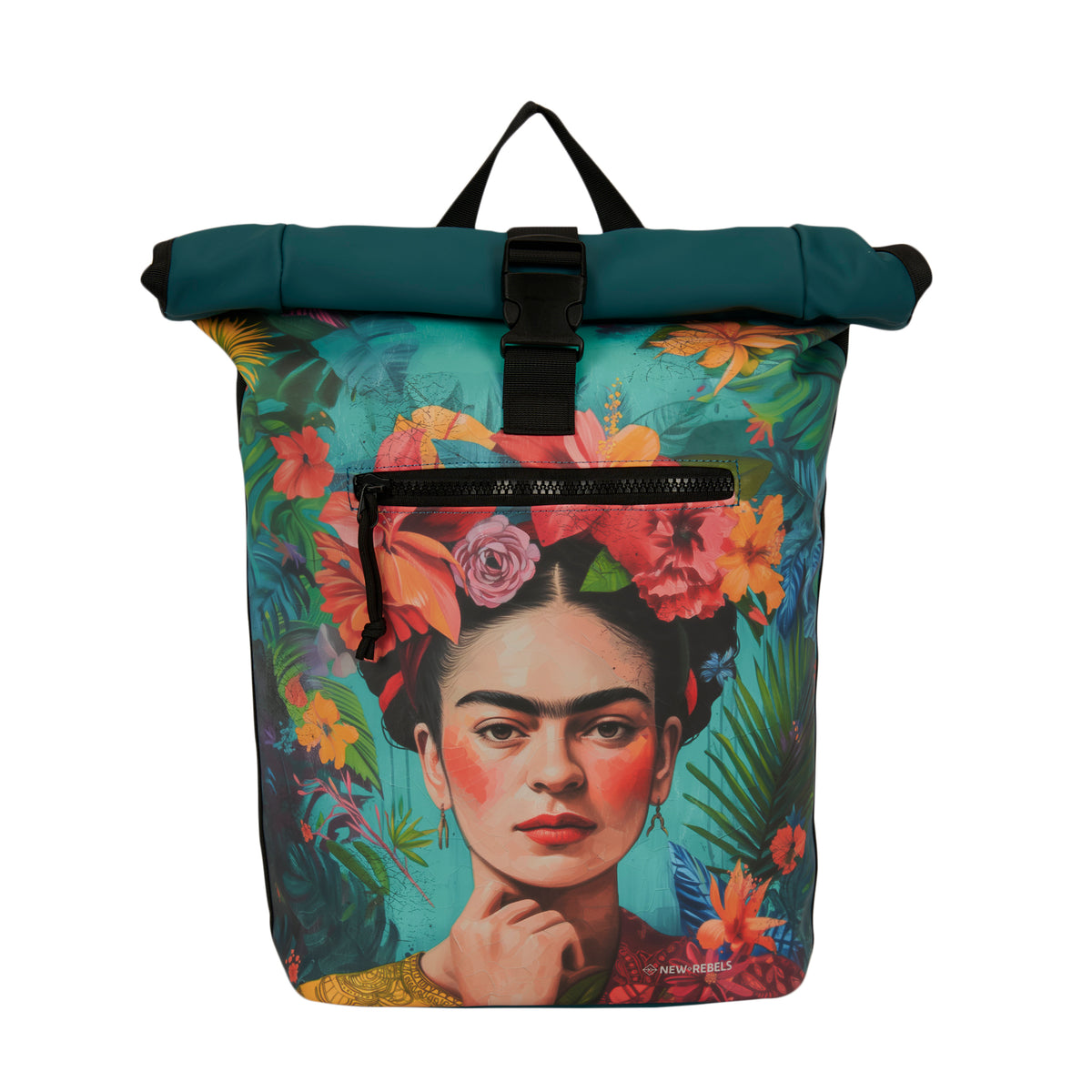 Mart Art New York Flowerhead 21L Rugtas Rolltop Waterafstotend Laptop 15.6"