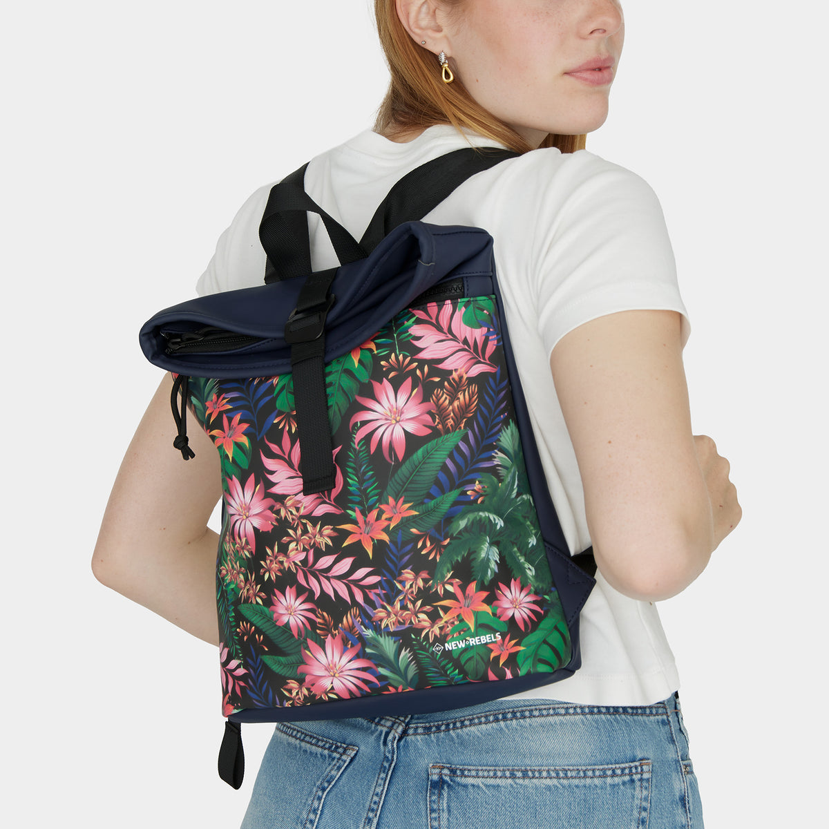 Mart Arts - Los Angeles Flowerpower Rolltop Backpack Mini