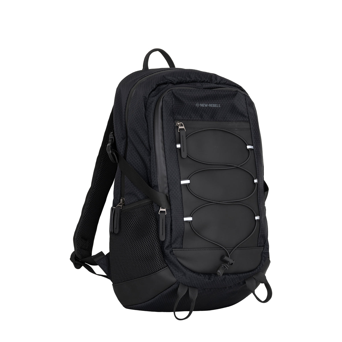 Trondheim Hurlock Nylon PU Waterafstotende Rugzak Laptop Rugtas Werktas Schooltas en Hikingtas 28L
