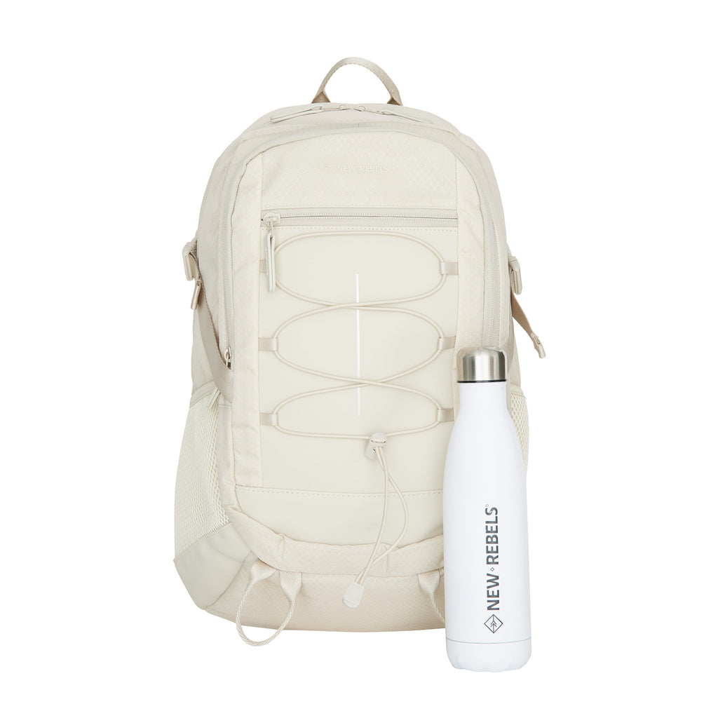 Trondheim Hurlock Nylon PU Waterafstotende Rugzak Laptop Rugtas Werktas Schooltas en Hikingtas 28L
