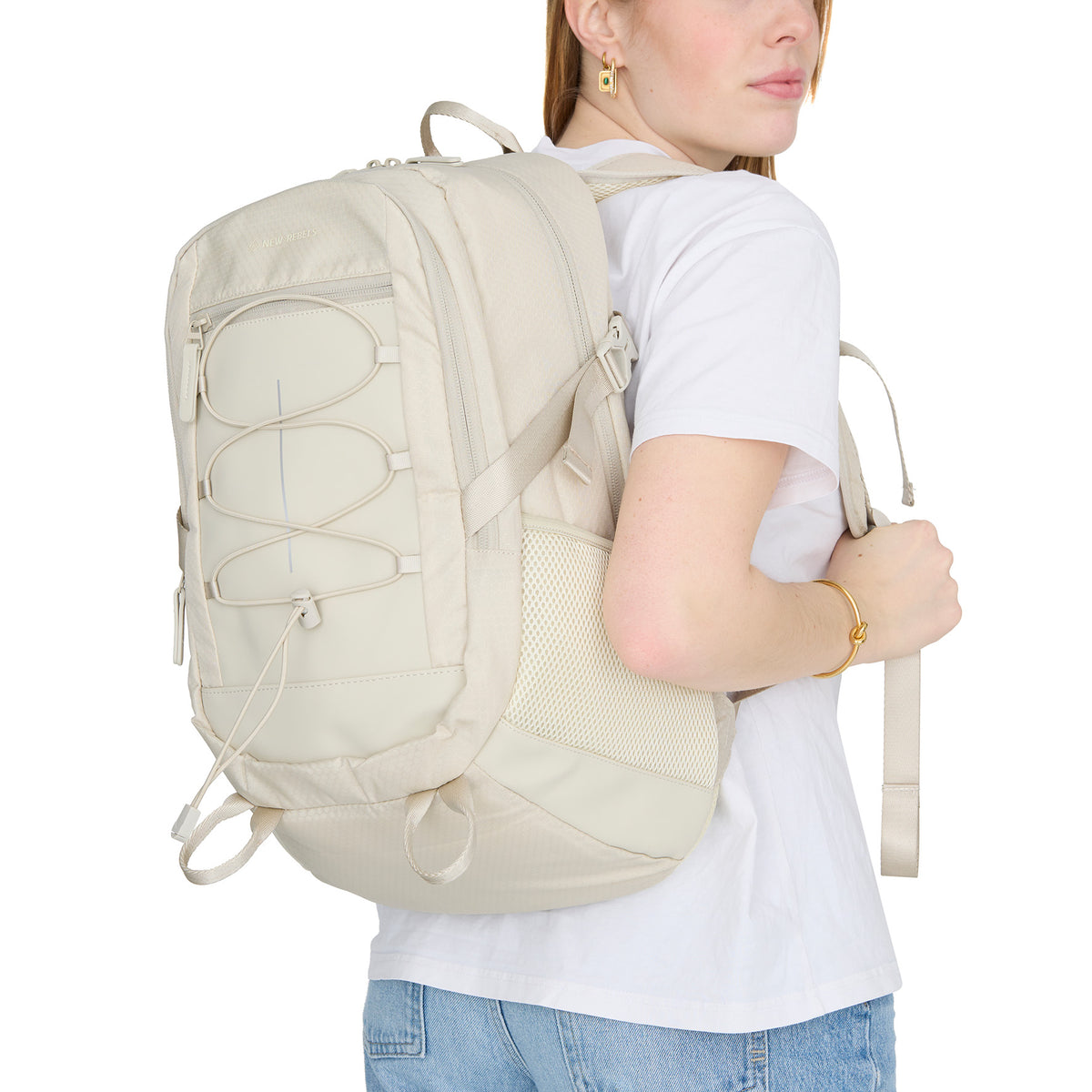 Trondheim Hurlock Nylon PU Waterafstotende Rugzak Laptop Rugtas Werktas Schooltas en Hikingtas 28L