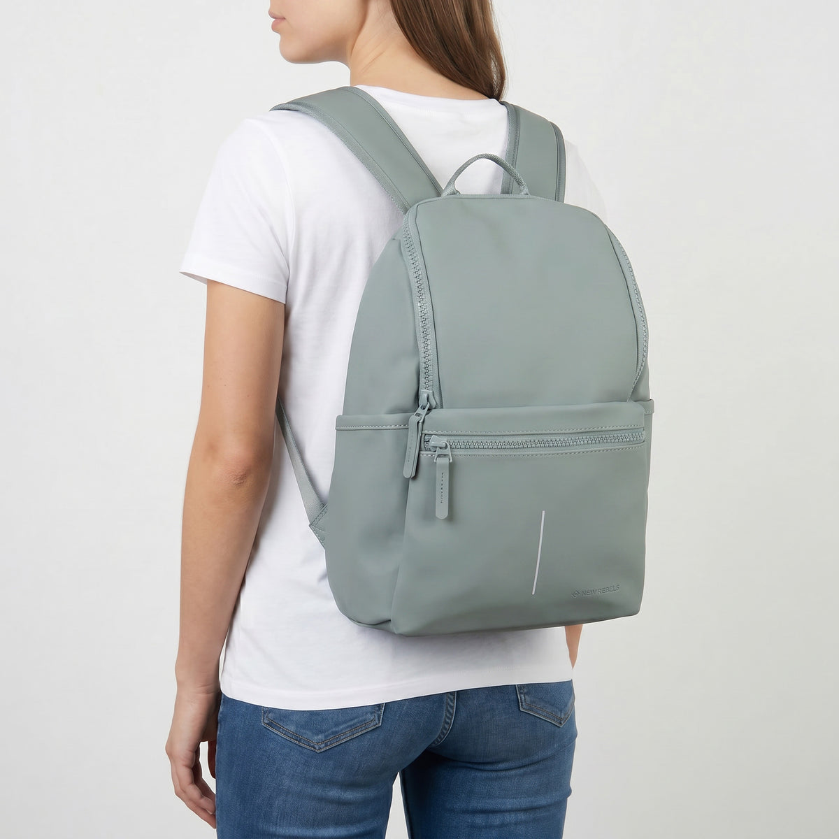Trondheim Hurlock Nylon PU Waterafstotende Rugzak Laptop Rugtas Werktas Schooltas en Hikingtas 28L