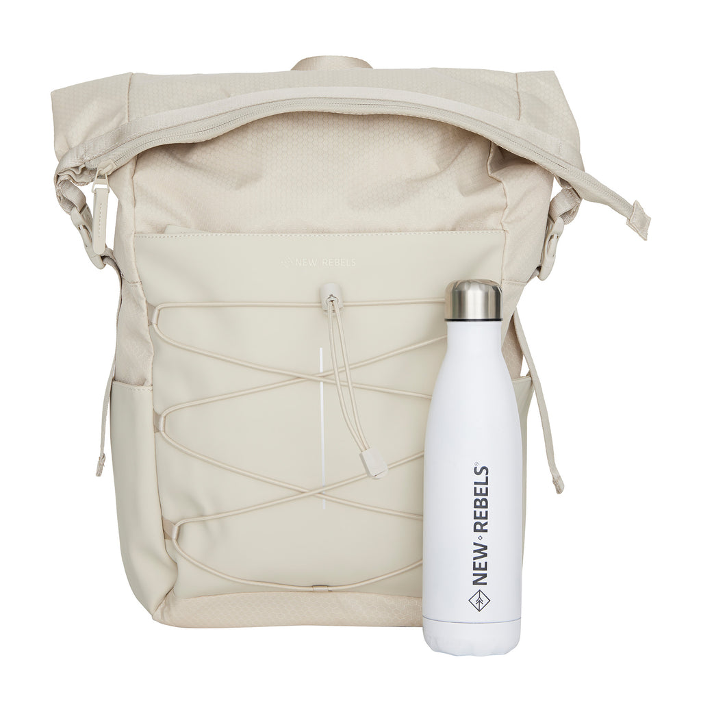 Trondheim - Windsor Rolltop Rugzak 21L – Waterdichte Laptop-, Werk- en Weekendtas