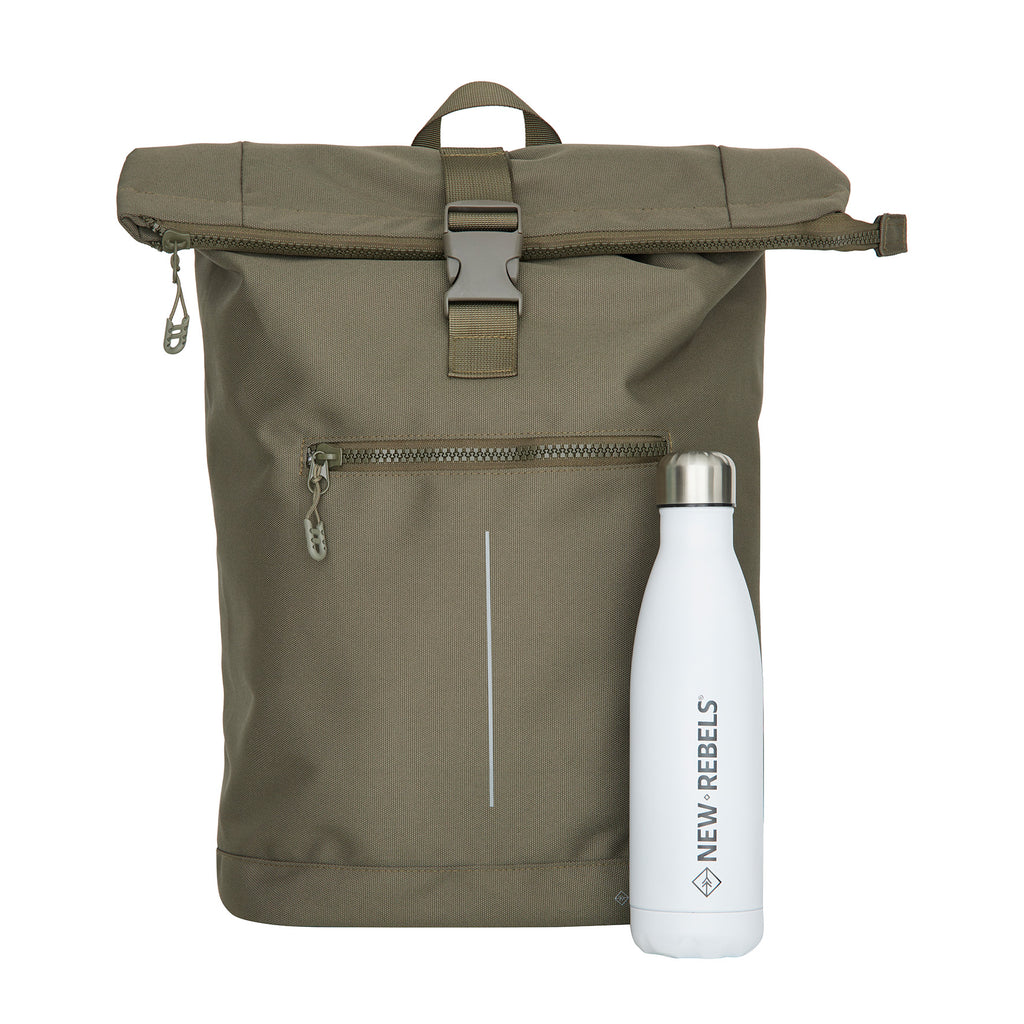 Valor New York 21L Rolltop Rucksack Wasserabweisend Laptop 15.6"
