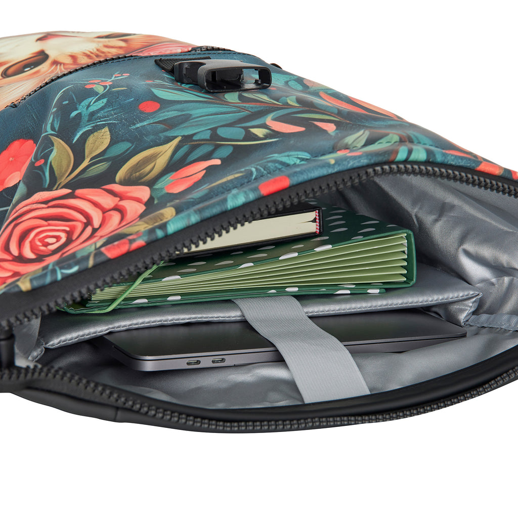 Mart Art - New York Catface Rolltop-Rucksack 21L