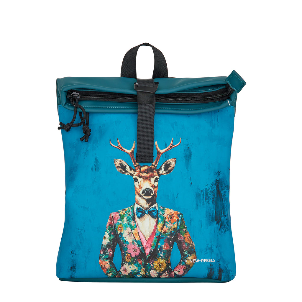 New Rebels Mart Art - Los Angeles Rolltop Backpack Mini