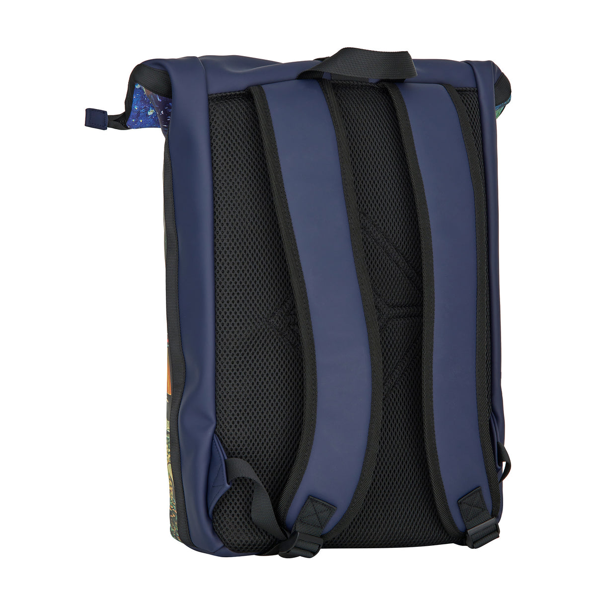 Mart Art - New York Cafe at Night Rolltop Rugzak 21L