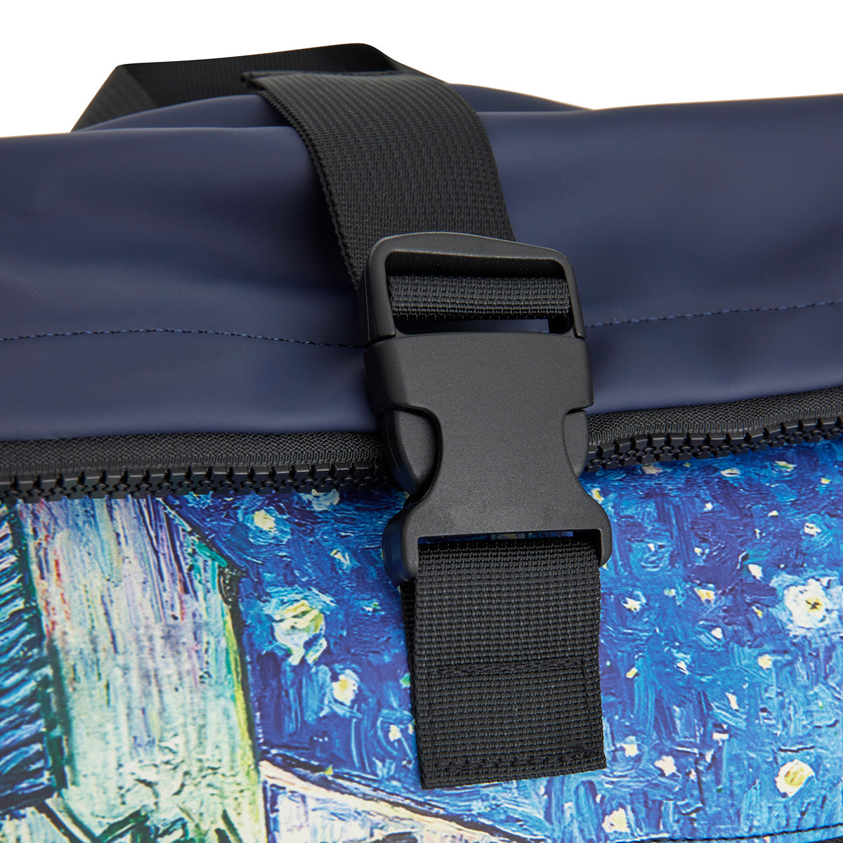 Mart Art - New York Cafe at Night Rolltop Rugzak 21L