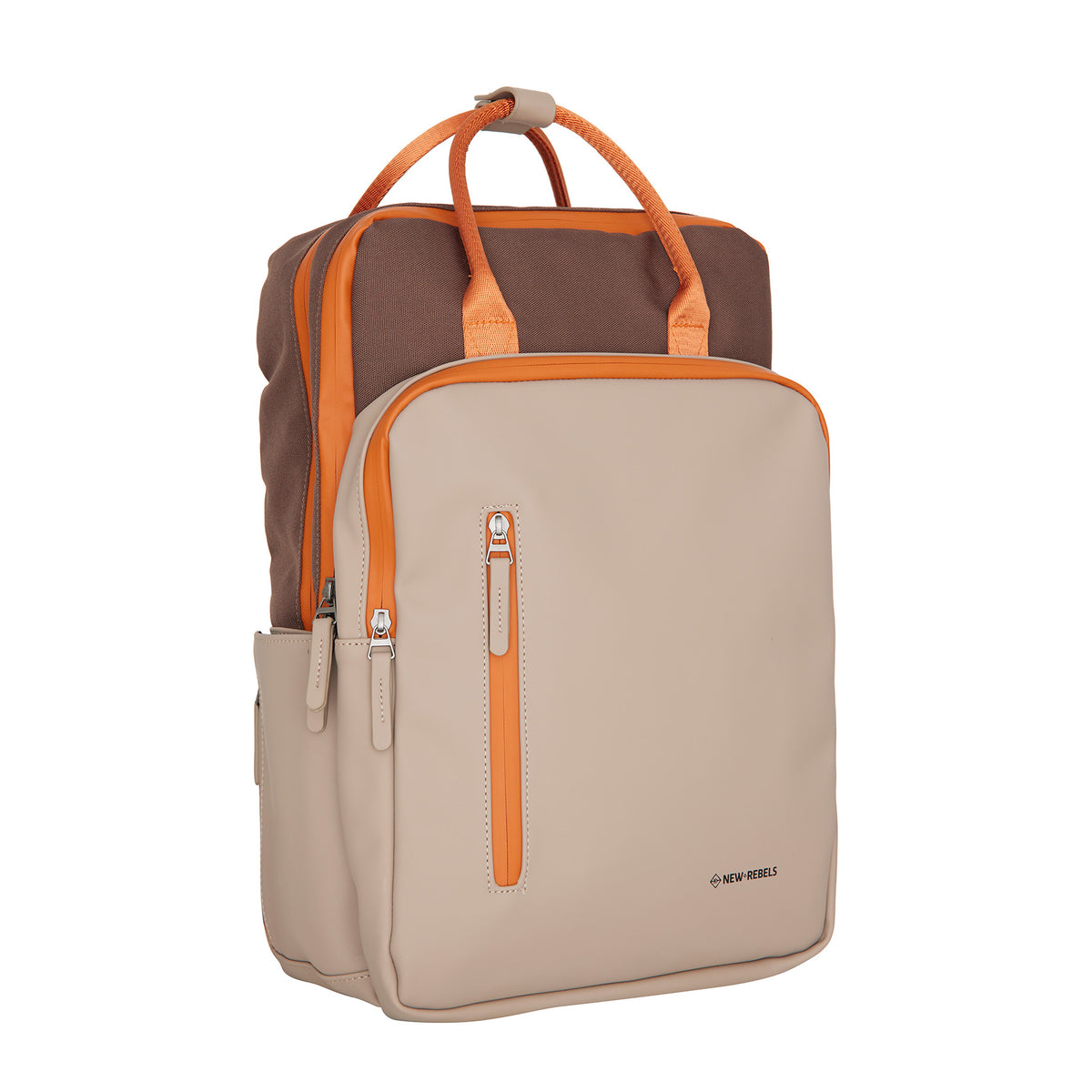 Ferron Milwaukee PU Nylon Waterafstotende Rugzak 15.6 inch Laptop Rugtas Schooltas Werktas en Reistas 19L