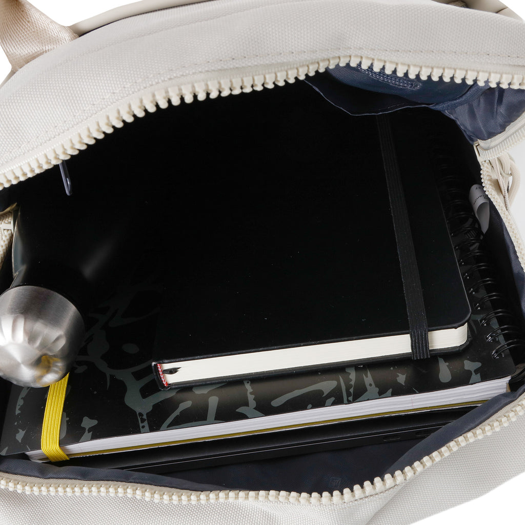 Bruce Miami Rugzak 9L Waterafstotende Laptop Rugtas 13 inch Schooltas en Werktas van PU Nylon Comfortabel Comp 9L