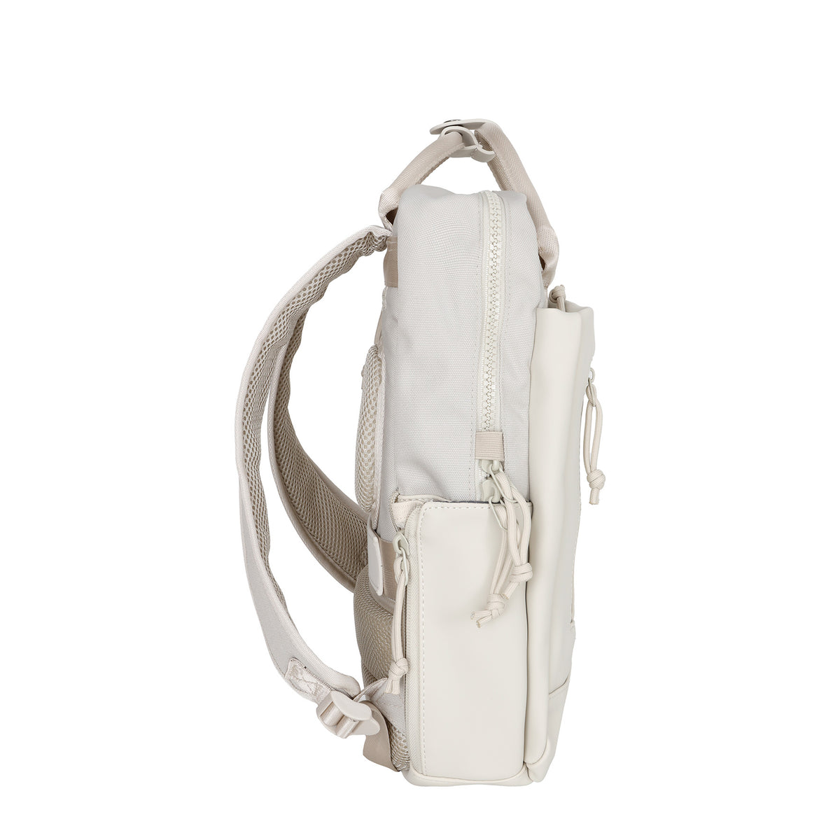 Bruce Miami Rugzak 9L Waterafstotende Laptop Rugtas 13 inch Schooltas en Werktas van PU Nylon Comfortabel Comp 9L