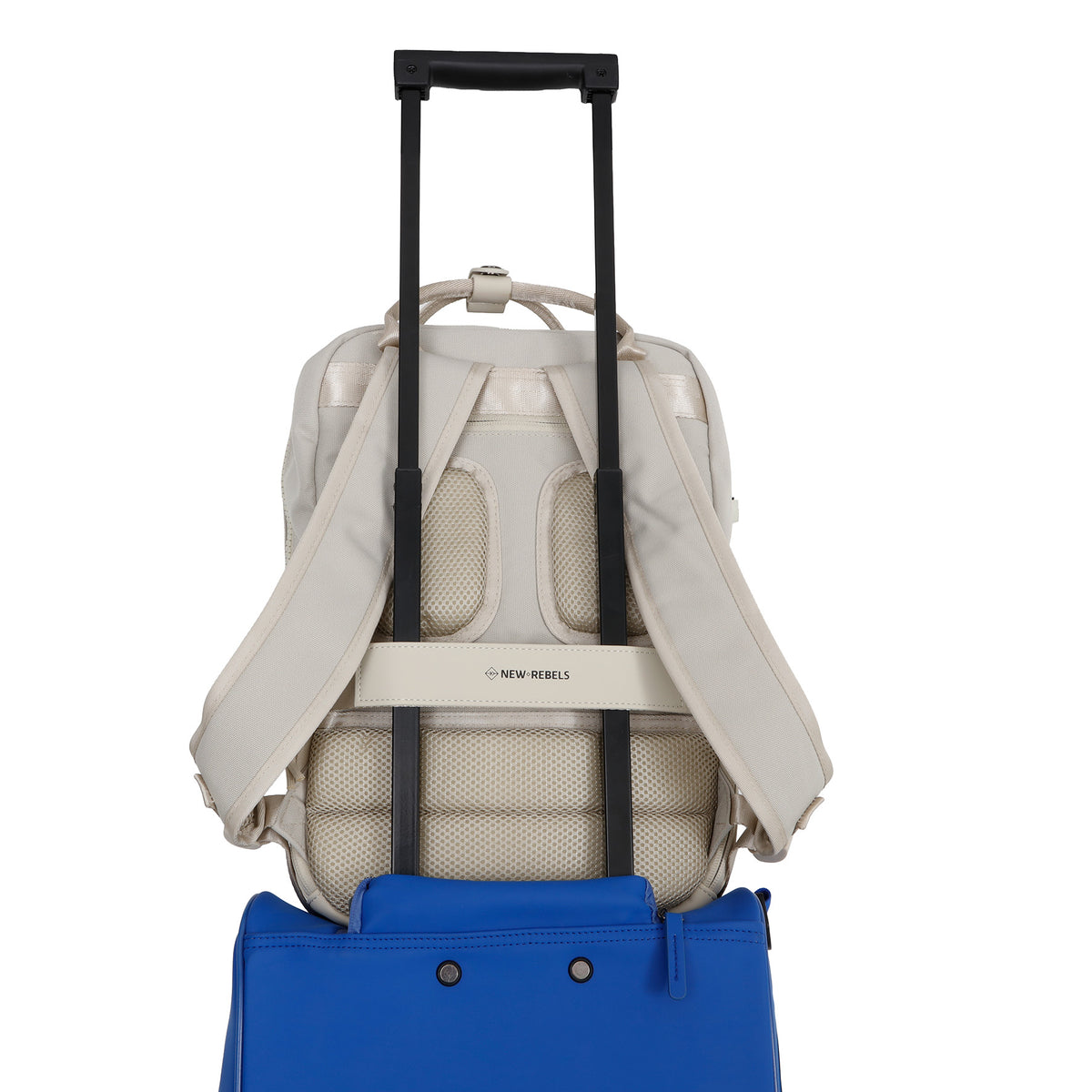 Bruce Miami Rugzak 9L Waterafstotende Laptop Rugtas 13 inch Schooltas en Werktas van PU Nylon Comfortabel Comp 9L