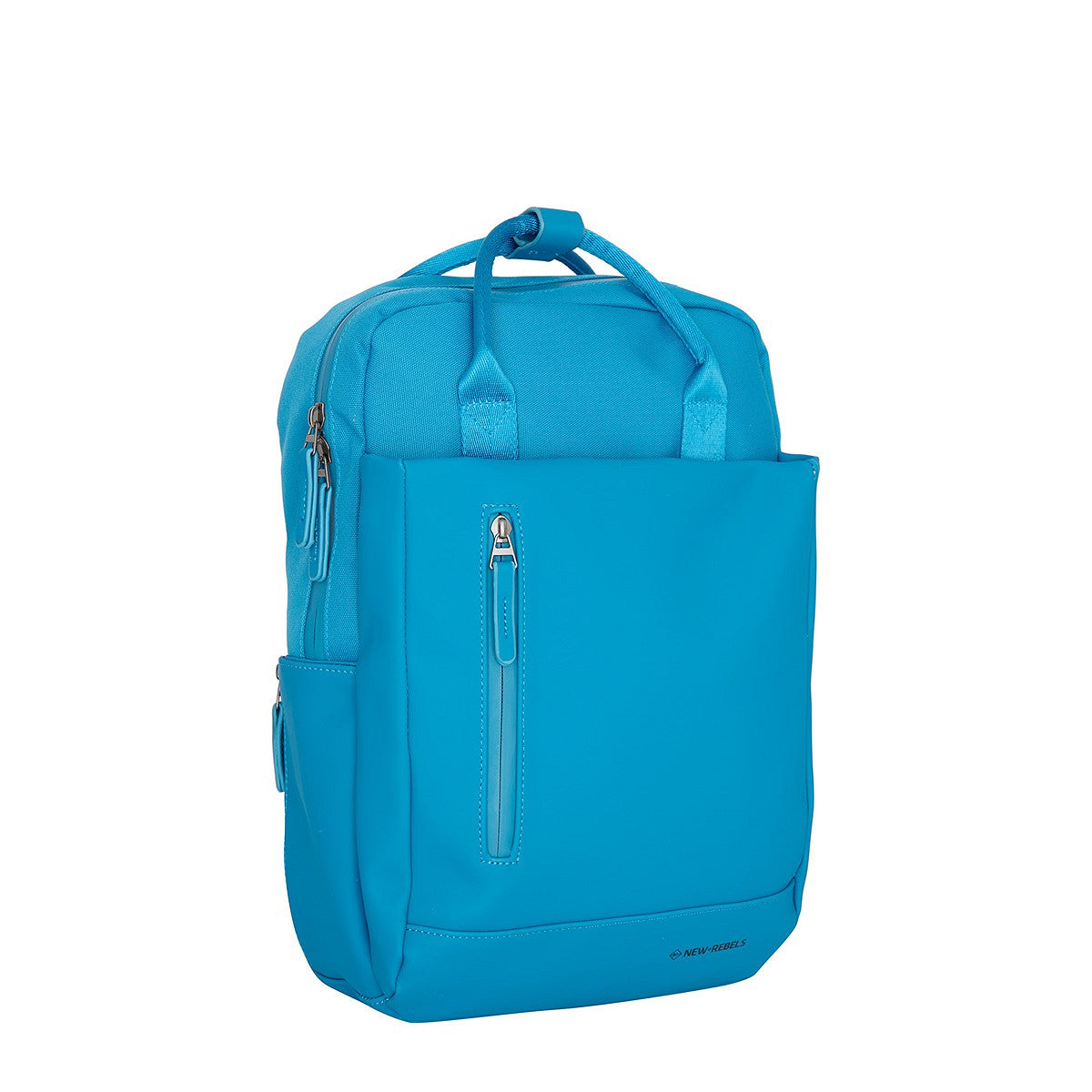 Bruce Miami Rugzak 9L Waterafstotende Laptop Rugtas 13 inch Schooltas en Werktas van PU Nylon Comfortabel Comp 9L
