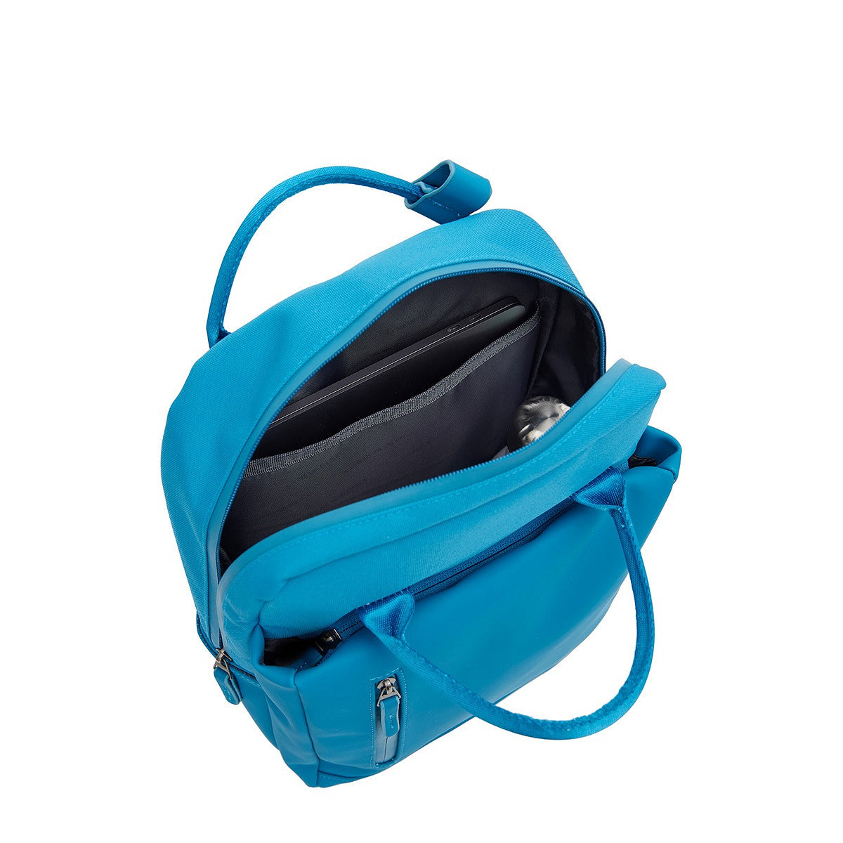 Bruce Miami Rugzak 9L Waterafstotende Laptop Rugtas 13 inch Schooltas en Werktas van PU Nylon Comfortabel Comp 9L