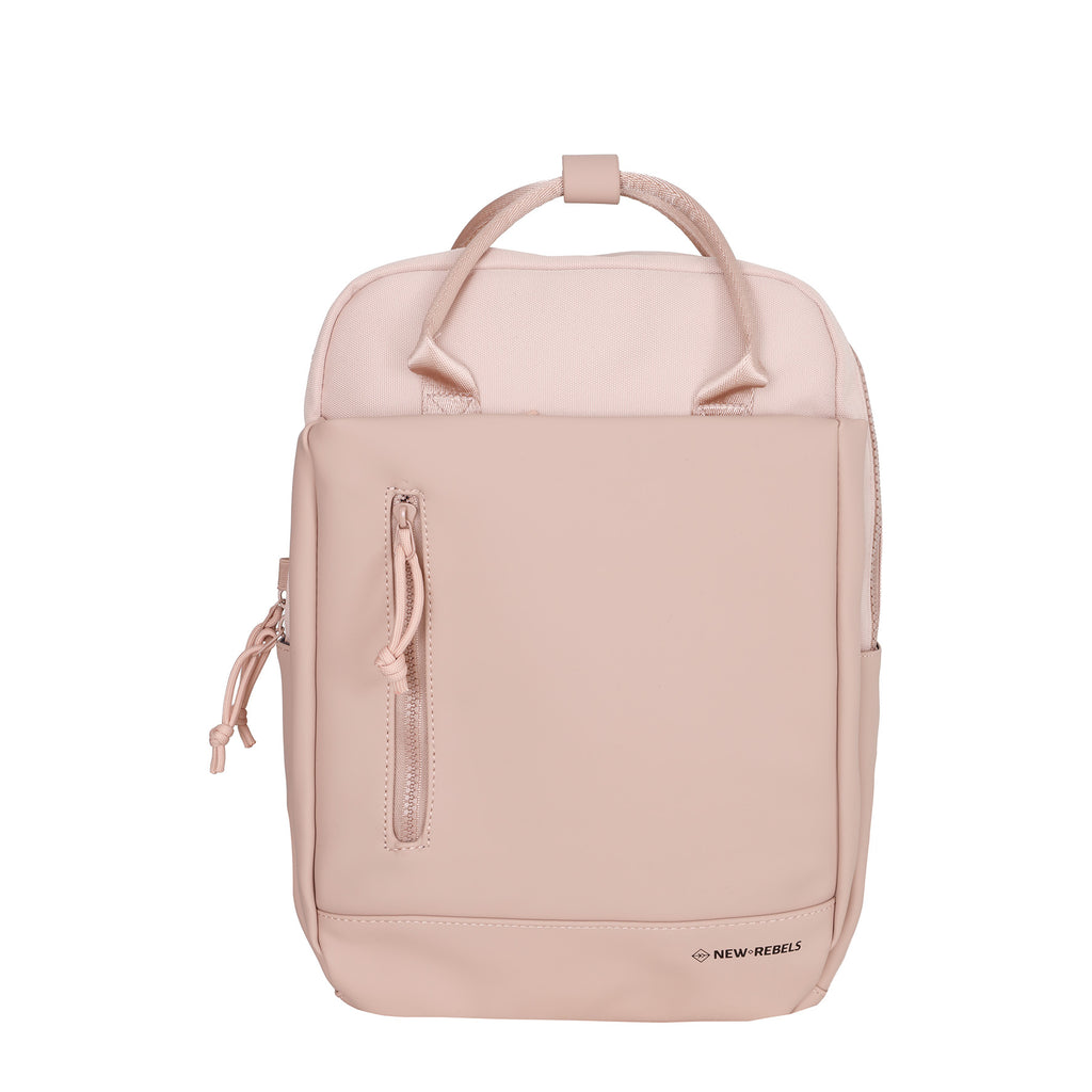 Bruce Miami Rugzak 9L Waterafstotende Laptop Rugtas 13 inch Schooltas en Werktas van PU Nylon Comfortabel Comp 9L