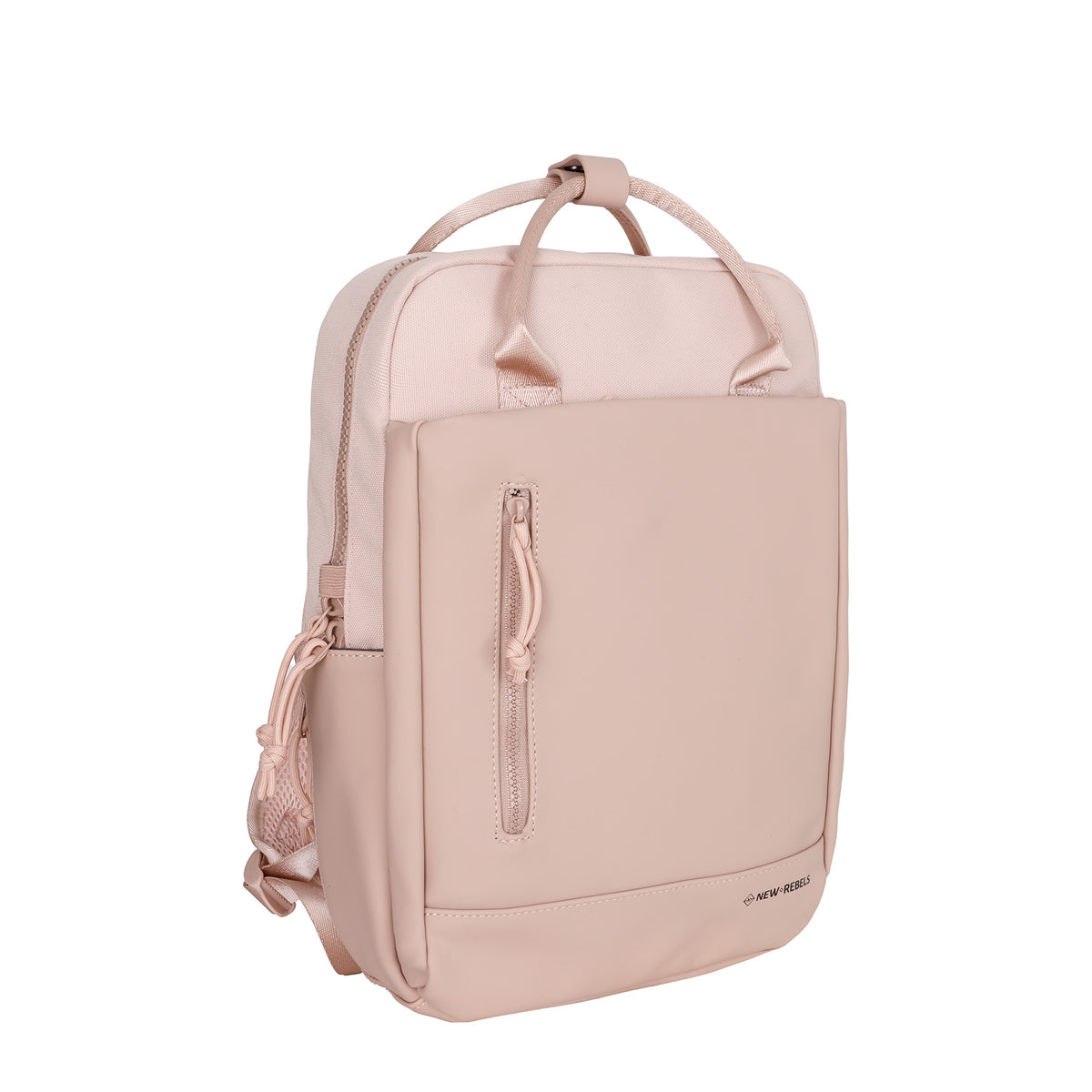 Bruce Miami Rugzak 9L Waterafstotende Laptop Rugtas 13 inch Schooltas en Werktas van PU Nylon Comfortabel Comp 9L