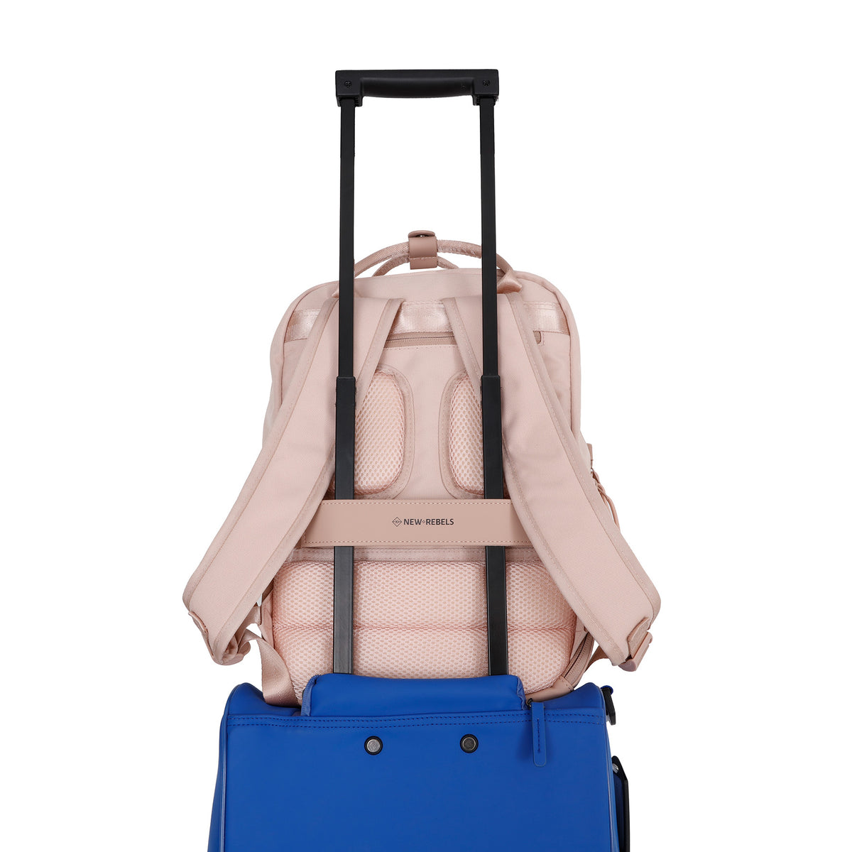 Bruce Miami Rugzak 9L Waterafstotende Laptop Rugtas 13 inch Schooltas en Werktas van PU Nylon Comfortabel Comp 9L