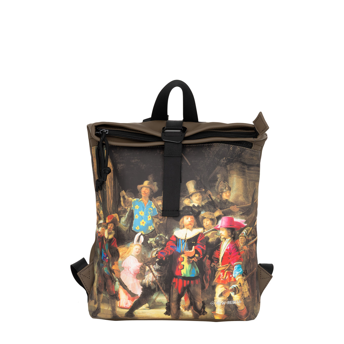 New Rebels Mart Arts Los Angeles Rolltop Rugzak 7L Dog Series