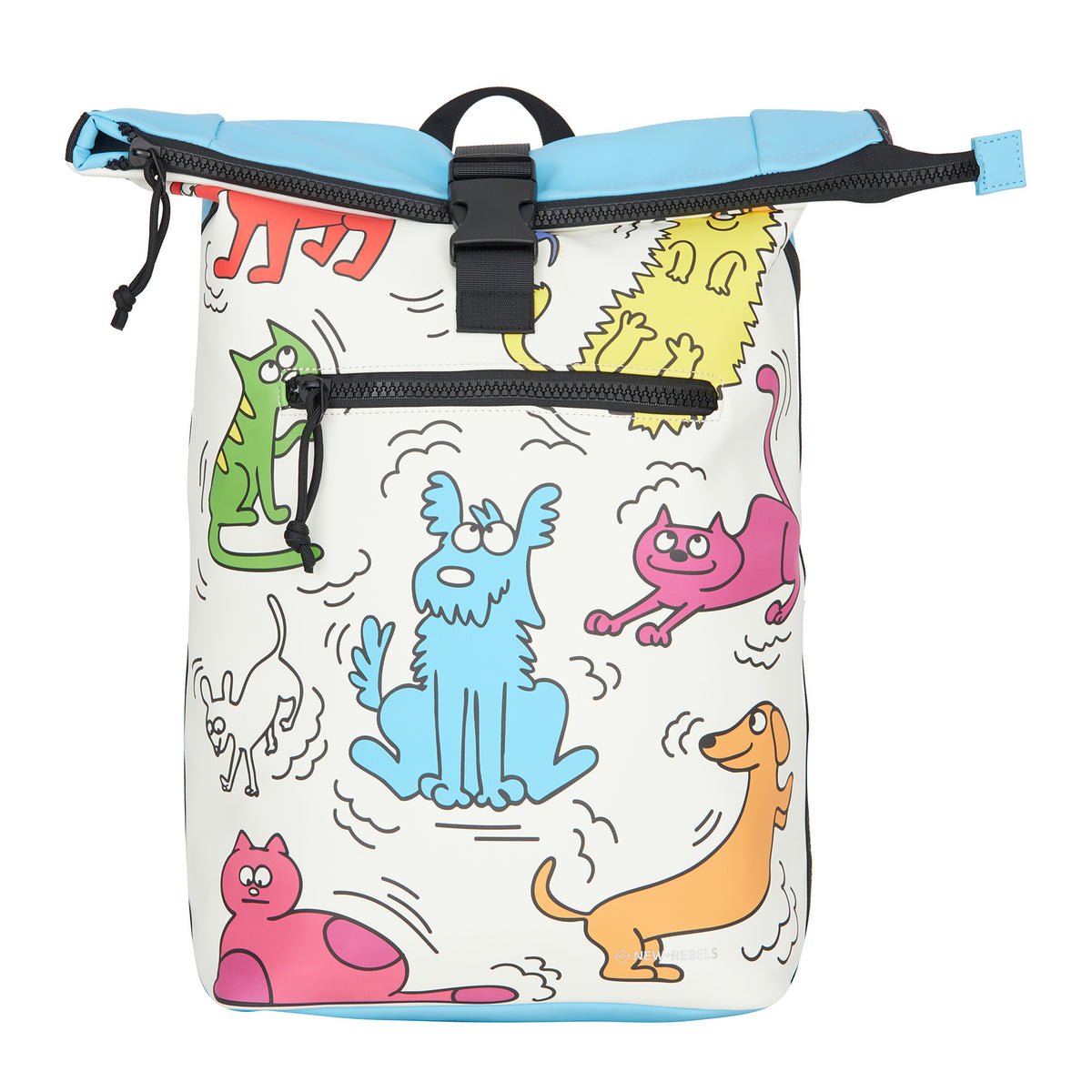 Mart Arts New York Cartoon Rolltop Rugzak 16L