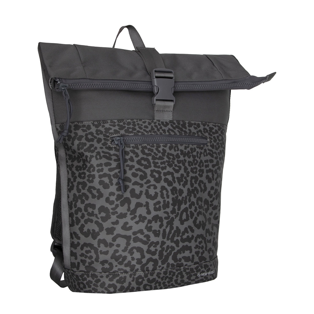 New Rebels Bruce New York 21L Rolltop Rugzak Waterafstotend Laptop 15.6"