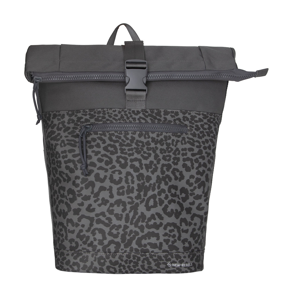 New Rebels Bruce New York 21L Rolltop Rugzak Waterafstotend Laptop 15.6"