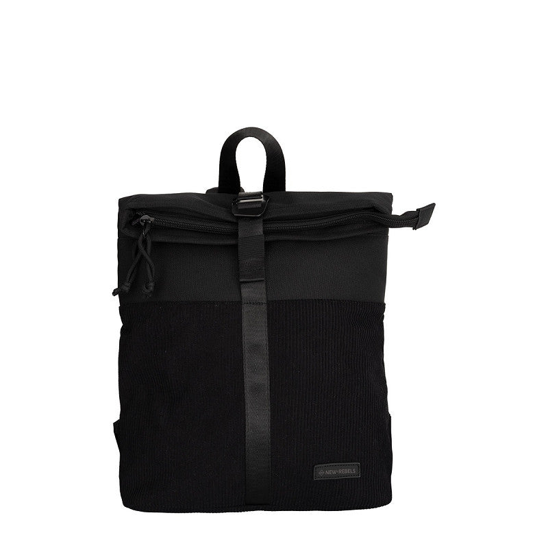Ribbi Los Angeles Rolltop Rugzak Ribcord Rugzak Ribcord Rugtas Schooltas en Werktas