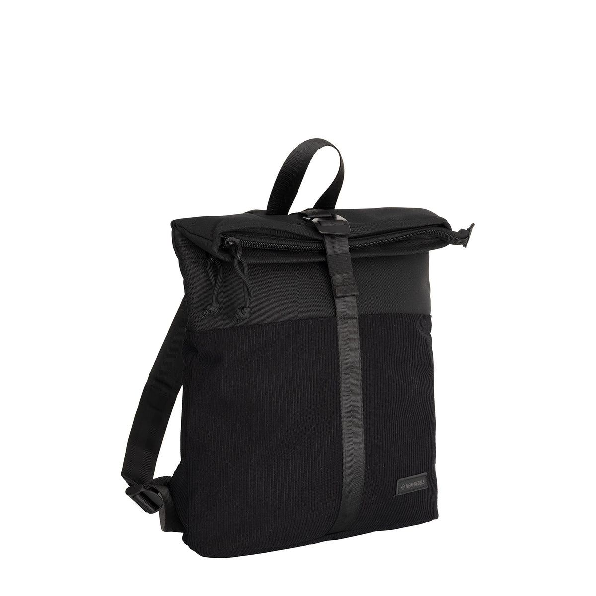 Ribbi Los Angeles Rolltop Rugzak Ribcord Rugzak Ribcord Rugtas Schooltas en Werktas