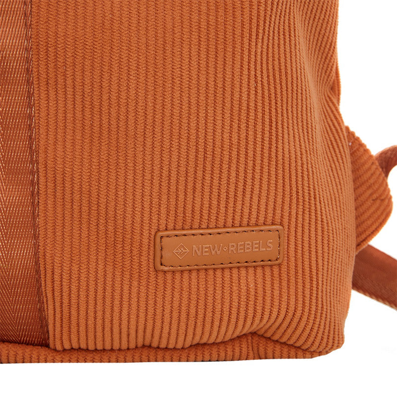 Ribbi Los Angeles Rolltop Rugzak Ribcord Rugzak Ribcord Rugtas Schooltas en Werktas