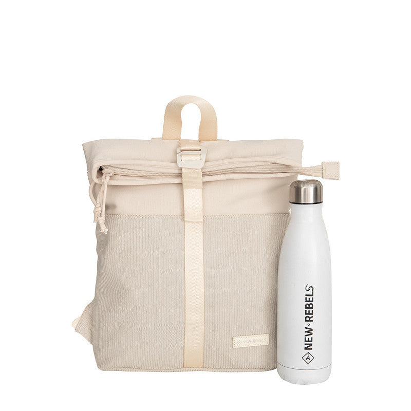 Ribbi Los Angeles Rolltop Rugzak Ribcord Rugzak Ribcord Rugtas Schooltas en Werktas