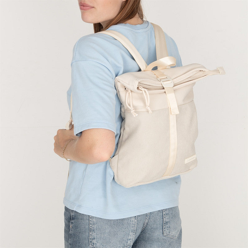 Ribbi Los Angeles Rolltop Rugzak Ribcord Rugzak Ribcord Rugtas Schooltas en Werktas
