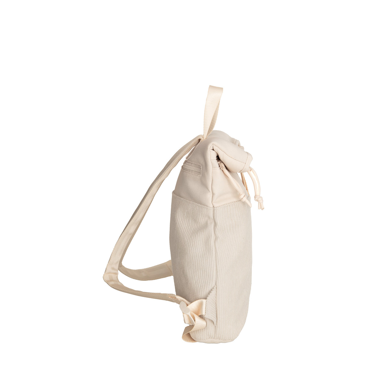 Ribbi Los Angeles Rolltop Backpack Corduroy Backpack Corduroy Bag School Bag and Work Bag