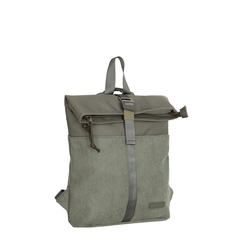 Ribbi Los Angeles Rolltop Rugzak Ribcord Rugzak Ribcord Rugtas Schooltas en Werktas