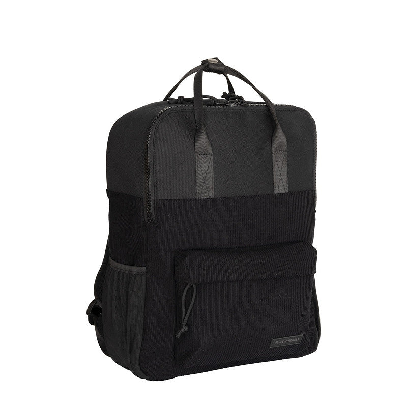 Ribbi Springfield Rolltop Rugzak 13L – Stevig Rib Polyester – Lichtgewicht Schooltas & Werktas