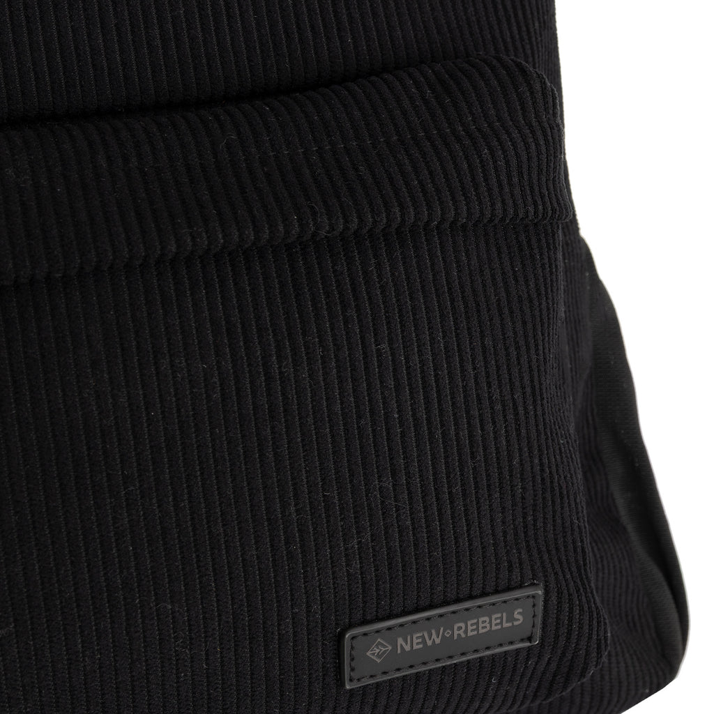 Los Angeles Ribbi Springfield Rolltop-Rucksack 13L – Robuster Rippen-Polyester – Leichte Schul- & Arbeitstasche