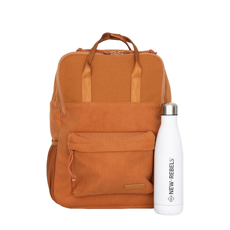 Los Angeles Ribbi Springfield Rolltop Rugzak 13L – Stevig Rib Polyester – Lichtgewicht Schooltas & Werktas