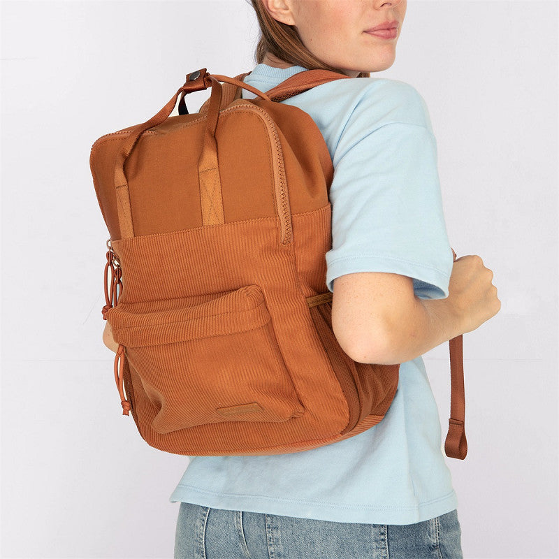 Ribbi Springfield Rolltop Rugzak 13L – Stevig Rib Polyester – Lichtgewicht Schooltas & Werktas