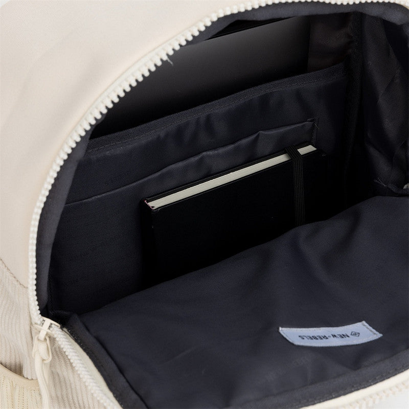 Los Angeles Ribbi Springfield Rolltop Rugzak 13L – Stevig Rib Polyester – Lichtgewicht Schooltas & Werktas
