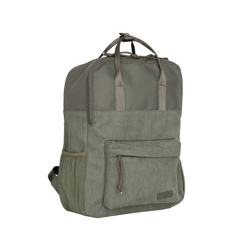 Ribbi Springfield Rolltop Rugzak 13L – Stevig Rib Polyester – Lichtgewicht Schooltas & Werktas