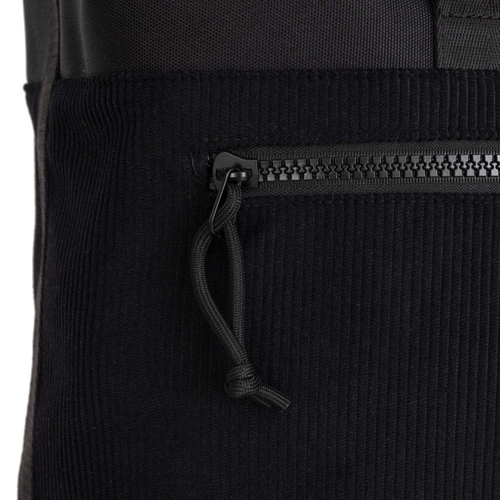 Ribbi New York Ribstof 900D Polyester Rolltop Rugzak 15.6 inch Laptop Rugtas Schooltas en Werktas 17-21L