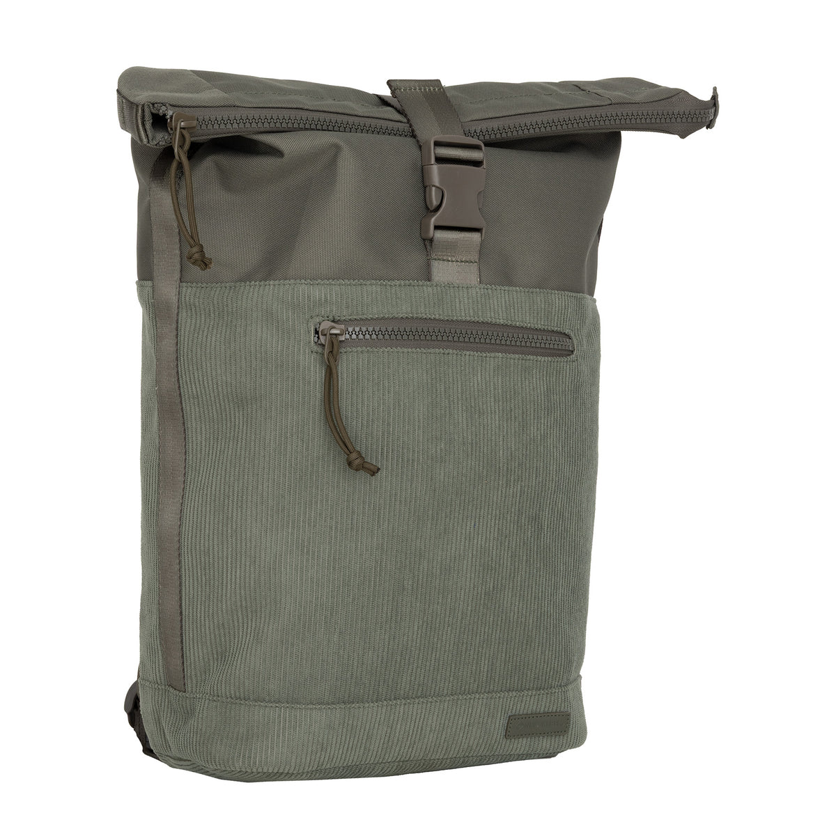 Ribbi New York Ribstof 900D Polyester Rolltop Rugzak 15.6 inch Laptop Rugtas Schooltas en Werktas 17-21L