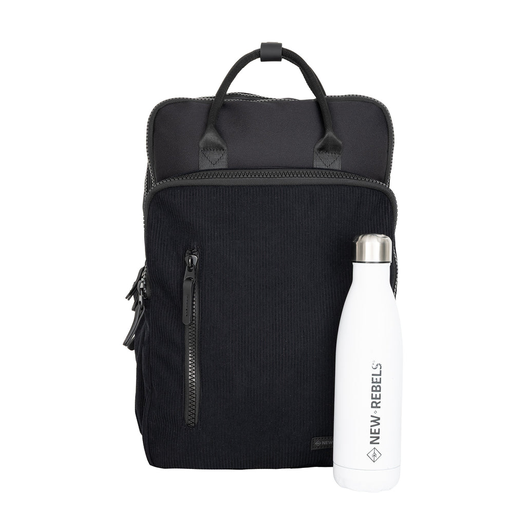 Ribbi Millwaukee Ribbi Ribstof 900D Polyester Rugzak 15.6 inch Laptop Rugtas Schooltas en Werktas 18L